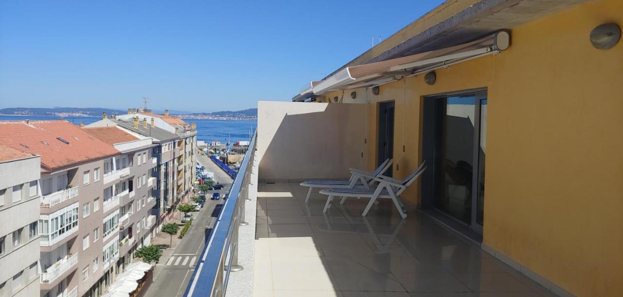شقة Atico Exclusivo Bueu Centro, 50M Playa المظهر الخارجي الصورة